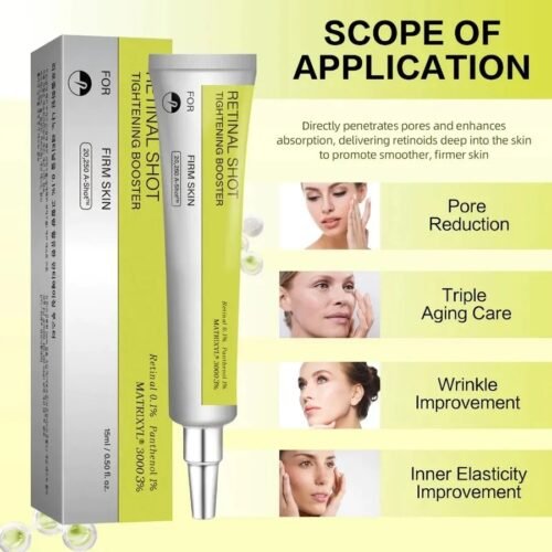 Retinol Shot Tightening Booster Cream – Anti Aging & Wrinkle Repair